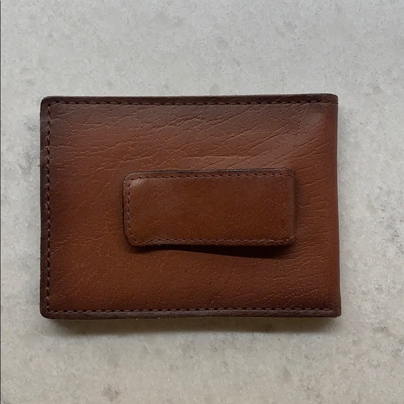 Fossil Brown Genuine Leather Slim Wallet - Picture 2 of 4